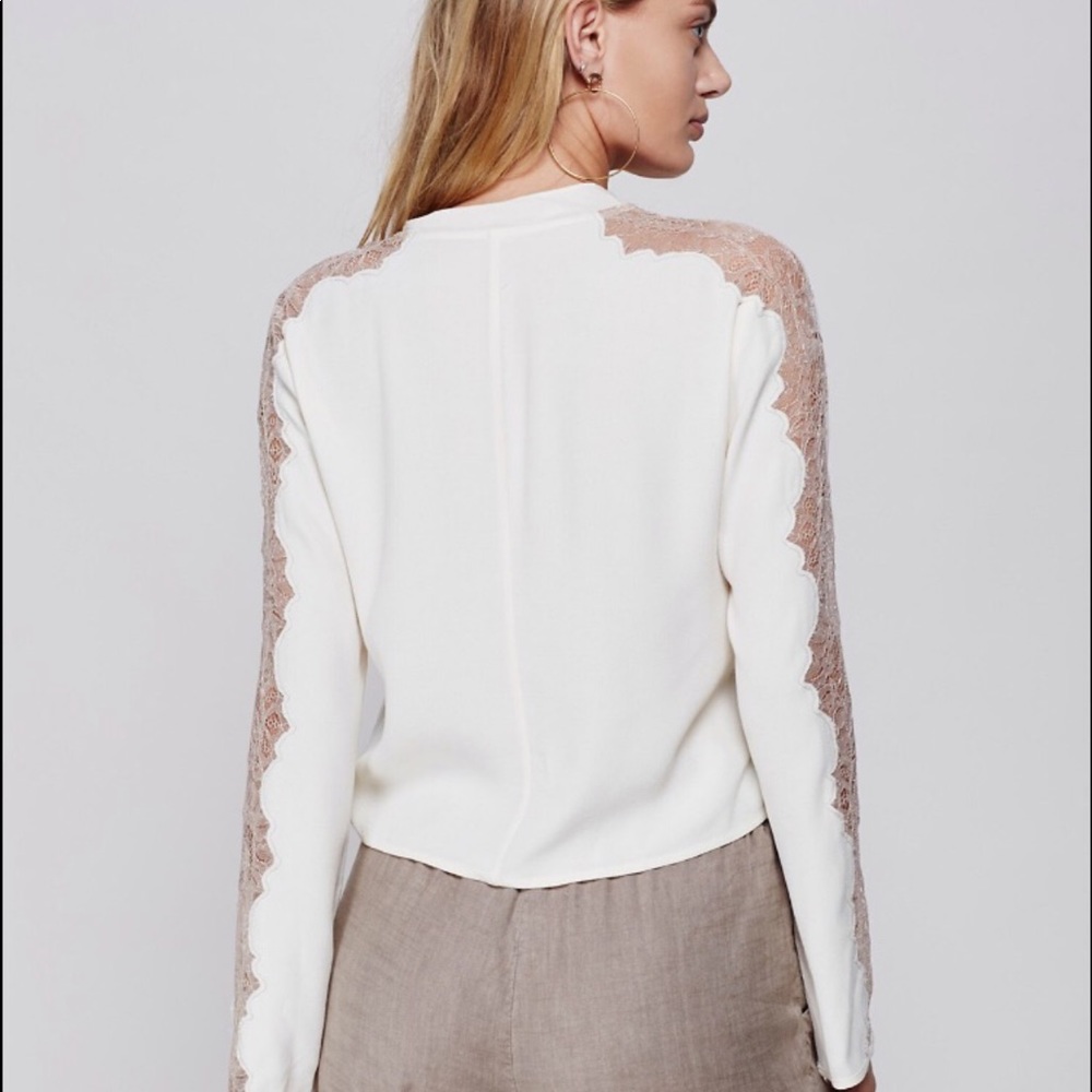 Free People | Lace 🥼Sleeve Top - Picture 3 of 6